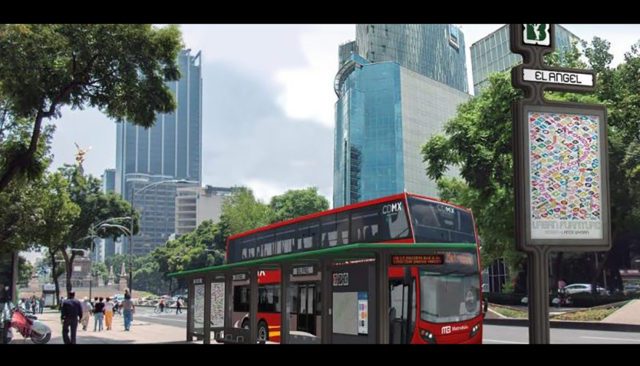 Tribunal resuelve a favor de la publicidad en el Metrobús de Reforma Se acabó el conflicto sobre la publicidad de la Línea 7
