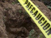 Encuentran fosa clandestina con restos humanos en Puebla