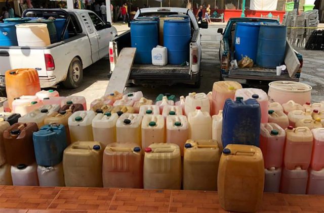 Tres municipios poblanos con los niveles más altos de combustible asegurado