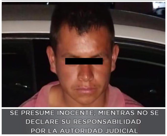 Marciano «N» fue capturado en el estado de Puebla