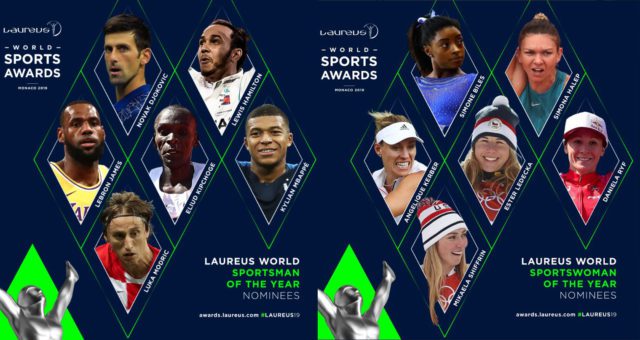 Academia Laureus nomina a la crema y nata del deporte para lo mejor de 2018