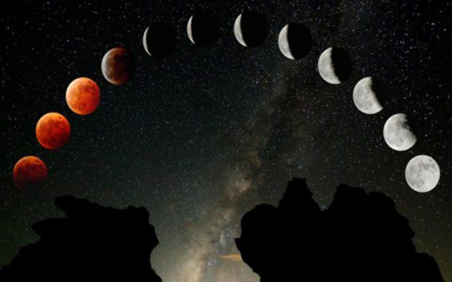 ¡Mira la Luna de sangre, la Superluna y el eclipse total el próximo domingo!