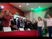 Ernesto de Lucas asume la dirigencia del PRI en Sonora Pavlocich y Ruiz Massieu presentes en la toma de protesta del nuevo dirigente priista