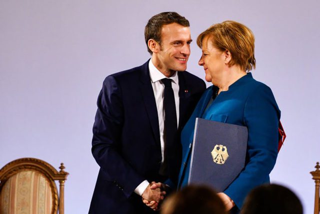 Francia y Alemania firman acuerdo para reconciliar intereses y combatir el nacionalismo