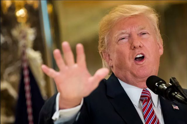 Un caso más de Trump, el presidente que se cree amo del mundo