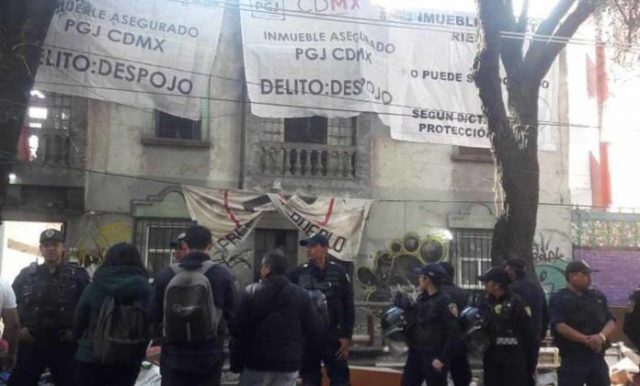 Inmueble en la colonia Roma es desalojado tras orden