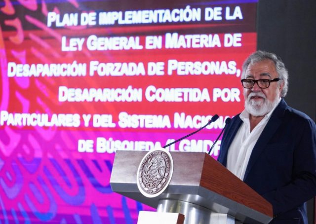 Encinas presenta estrategia en materia de Desaparición forzada Encinas presenta estrategia en materia de Desaparición forzada