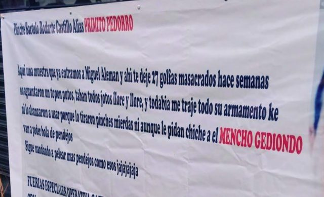 Narcomantas y cabezas son encontradas en Tamaulipas y Nuevo León Sin embargo - Narcomantas y cabezas son encontradas en Tamaulipas y Nuevo León