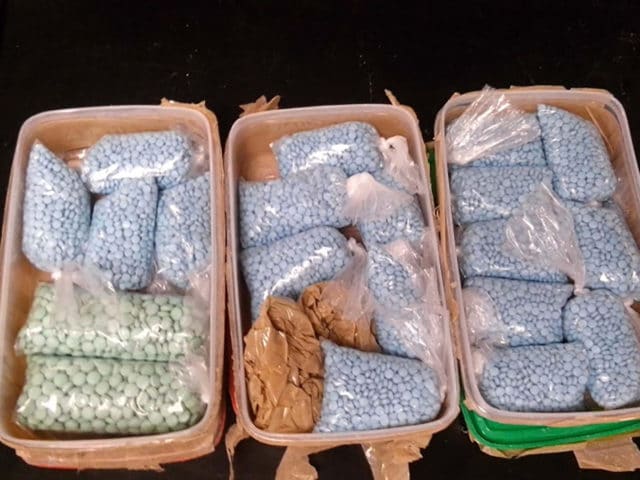 Decomisan más de 200 kilos de metanfetamina en 10 días Encontraron 69.5 kilos de metanfetamina en las cajas de una empresa de paquetería de Sonora