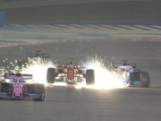 Por falla mecánica de Ferrari, Hamilton se lleva el GP de Baréin