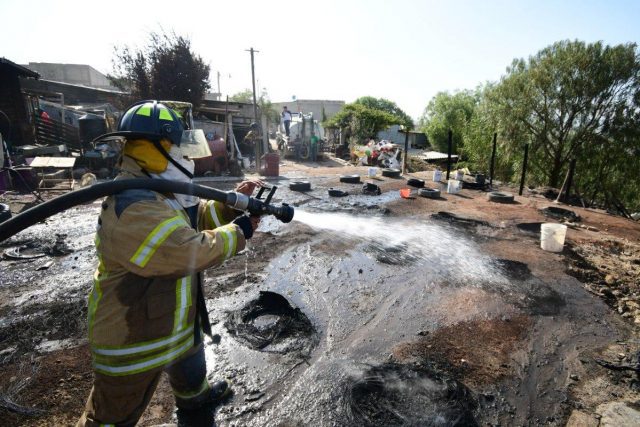 Explota polvorín en fábrica de Chimalhuacán
