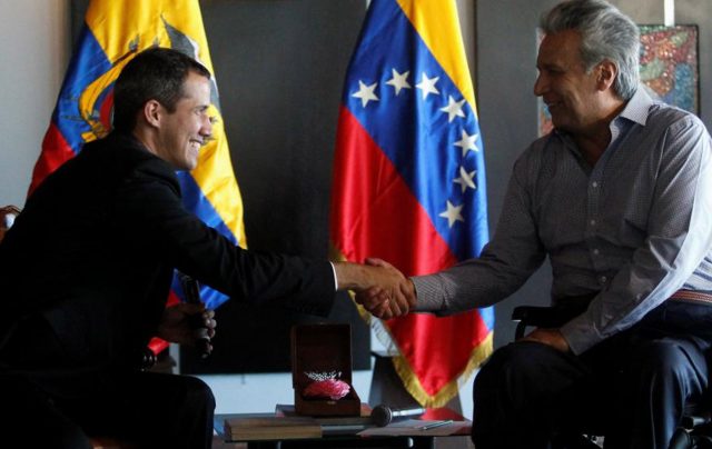 Desde Ecuador, Guaidó llama a venezolanos a movilizarse Guaidó llama a nuevas movilizaciones en Venezuela
