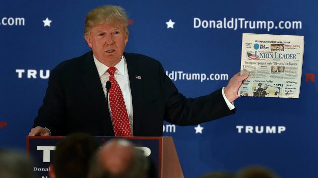 Trump vuelve a señalar a los medios como «el enemigo del pueblo» Noticias y Artículos independientes - Trump vuelve a señalar a los medios como «el enemigo del pueblo»