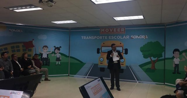 Alistan programa MOVEER en escuelas sonorenses El gobierno de Sonora comprará 40 autobuses para el traslado seguro de los estudiantes
