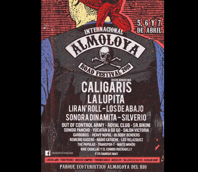 ¡Todo listo para el arranque del Almoloya Road Fest! Los Caligaris, Liran’Roll y la Sonora Dinamita juntos en un mismo escenario