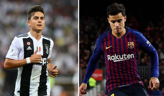 Juventus ofrecería a Dybala para fichar a Coutinho