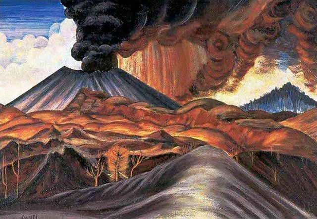 Aeropaisaje telúrico y vertiginoso de Dr. Atl estará disponible en el Munal