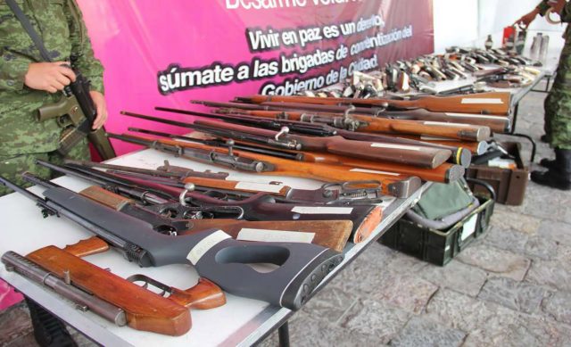 Casi 2 mil armas se han destruido gracias al programa «Sí al desarme, sí a la paz» Impacto Mx - Casi 2 mil armas se han destruido gracias al programa «Sí al desarme, sí a la paz»