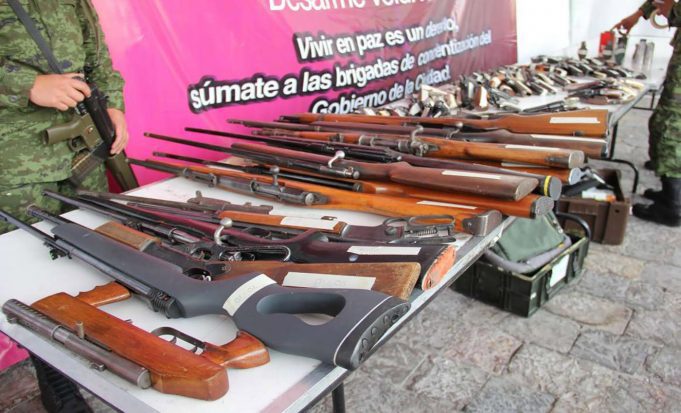 Impacto Mx - Casi 2 mil armas se han destruido gracias al programa «Sí al desarme, sí a la paz»