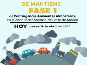 Came mantiene fase 1 de contingencia ambiental