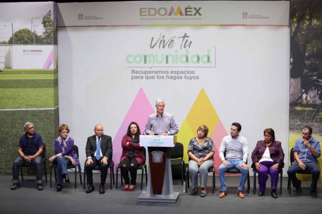 Del Mazo entrega obras rehabilitadas en Tlalnepantla