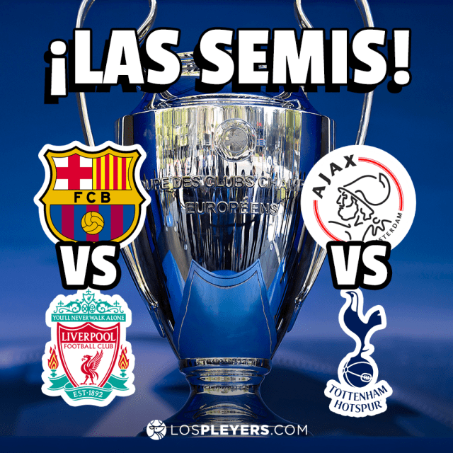 ¡Listas las semifinales de la Champions! Tottenham y Liverpool consiguieron colarse a las semifinales