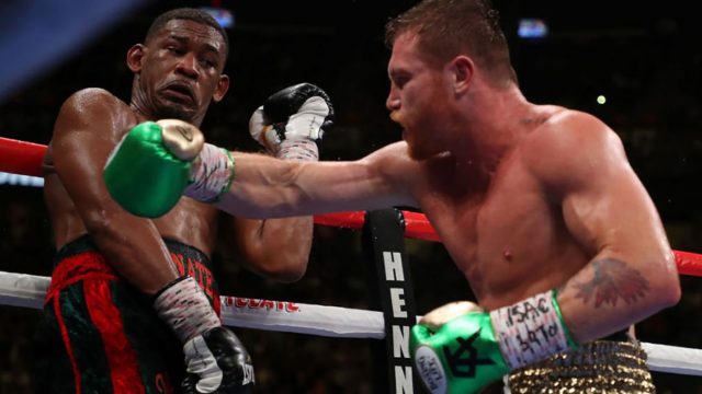 Canelo debe exponer título ganado a Jacobs a más tardar en agosto: FIB