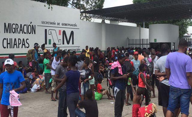 Guardia Nacional brinda apoyo a estación migratoria en Chiapas Migrantes Por Esto