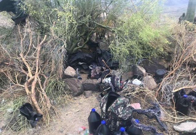 Desmantelan narcocampamento en Sonora Al menos 14 personas, la mayoría centroamericanos, fueron detenidos