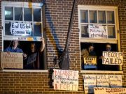 Se mantiene concentración de activistas en Embajada de Venezuela en Washington Ya suman 34 días de manifestaciones