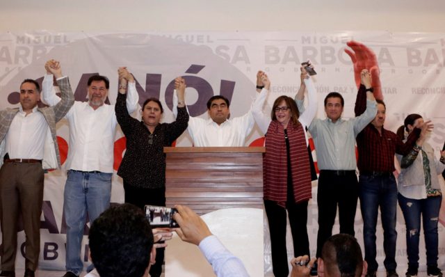 Barbosa y Morena se quedan con la gubernatura de Puebla Barbosa y Morena se quedan con la gubernatura de Puebla