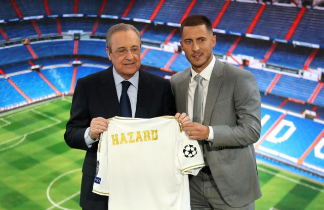 Eden Hazard llenó las gradas del Bernabéu en su presentación Una multitud semejante no se veía desde las presentaciones de Cristiano y Kaká