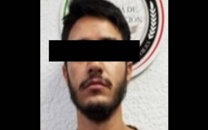 Luis Fernando «N» fue detenido por portación de arma de fuego y conducir un vehículo robado