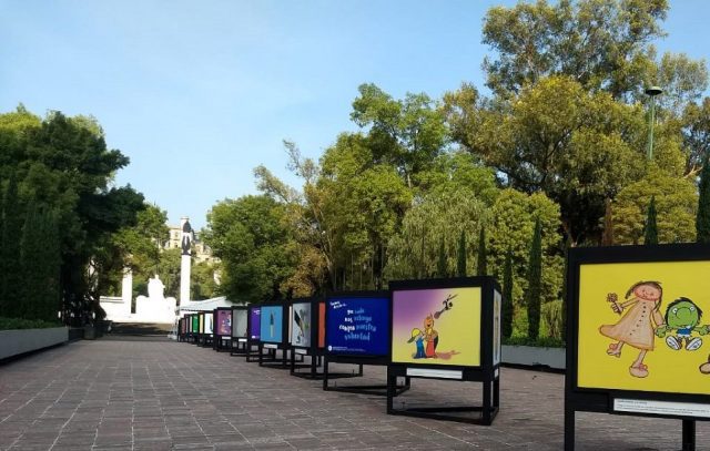Inauguran exposición en el Bosque de Chapultepec sobre derechos de la infancia
