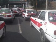 Taxistas mexiquenses inician bloqueos en las arterias de ingreso a la CDMX