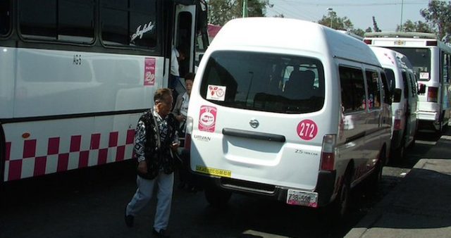Repunta robo a transporte público en Edomex