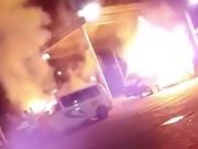Incendian dos unidades de transporte público en Mexibús Ojo de Agua