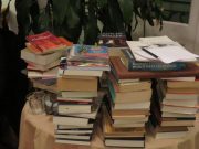 Subastas de libros en un punto rojo de la CDMX