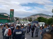 Policías Federales marchan contra su incorporación a la GN