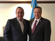 Se reúne Luis Alegre con presidente electo de Guatemala