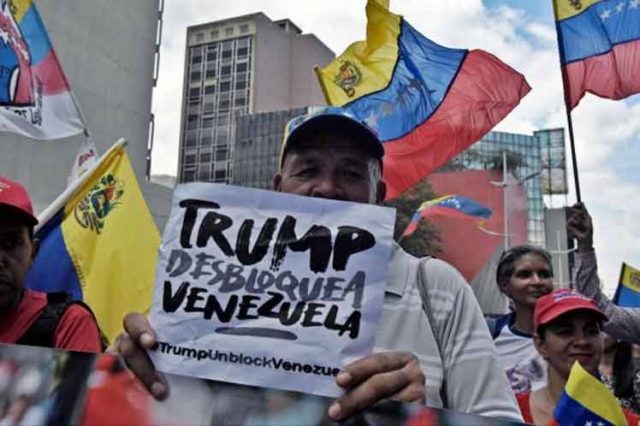 Rechazo internacional por bloqueo total de EE. UU. a Venezuela Michelle Bachelet asegura que el bloqueo podría agravar las carencias del pueblo venezolano