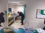 Continúan labores de desinfección en hospital de Ecatepec tras inundación