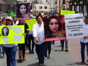 Protestan por falta de transparencia ante personas desaparecidas en Hidalgo Hidalgo. Heraldo de México