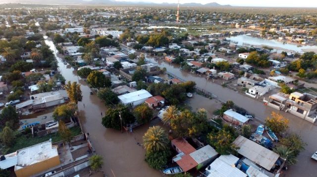 Intensas lluvias en Hermosillo dejaron decenas de damnificados