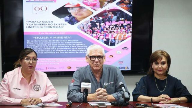 Sonora alista el ciclo de conferencias «Mujer y Minería» Al menos 10 conferencistas expertas en la materia conversarán con los asistentes al centro de convenciones La Cascada, el próximo 3 de octubre