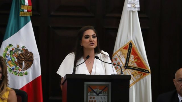 Célida López rompe en llanto durante su primer informe de gobierno Inseguridad y movilidad, los temas que más afectan a los hermosillenses
