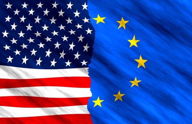 UE teme guerra comercial con EUA EUA impuso aranceles con valor de 7,500 mdd a varios productos europeos