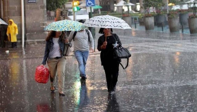 Lluvias causan retrasos en toda la ciudad Se registran lluvias en 14 de las 16 alcaldías