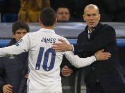 James Rodríguez suena para emigrar a un grande del futbol inglés Vuelve a romperse la relación Zidane-James tras posible traspaso del volante colombiano