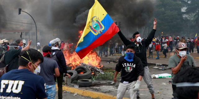 Habrá diálogo entre manifestantes y Gobierno en Ecuador